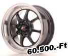 Japan Racing TF2, 7,5x15, 4x100/114,3, ET30, fnyes fekete 15 coll-os alufelni