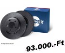 Rotinger Bmw E60, E61, 2003-2010-ig, 324x29,8mm-es, lyuggatott, 1pr els sport fktrcsa